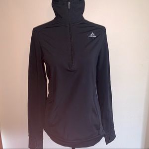 Adidas Womens 3/4 zip Climawarm Long Sleeve
